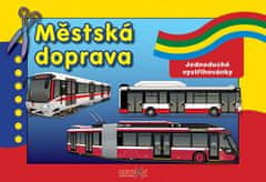 Městská doprava - Jednoduché vystřihovánky