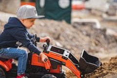 Falk FALK Šlapací traktor 2065 Kubota s nakladačem a vlečkou