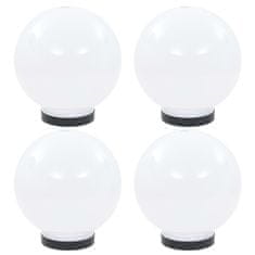 Vidaxl Kulovité LED lampy 4 ks koule 20 cm PMMA