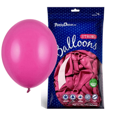 PartyDeco Balónky latexové 27 cm magenta 100 ks