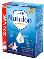 Nutrilon 4 Advanced batolecí mléko, 3 x 1 kg