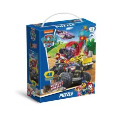 DoDo Puzzle Tlapková patrola/Paw Patrol Záchrana na kolech 32x23cm 48 dílků v krabičce 15x18x6cm