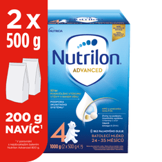 Nutrilon 4 Advanced batolecí mléko 6x 1 kg, 24+