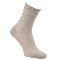 Zdravé Ponožky dámské bavlněné jednobarevné ponožky s jemným svěrem 61108 3pack, 39-42