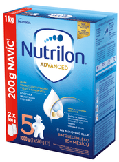 Nutrilon 5 Advanced batolecí mléko 6x 1 kg, 35+