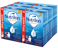 Nutrilon 5 Advanced batolecí mléko 6x 1 kg, 35+