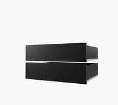 Veneti Set 2 šuplíků do skříně 120-200 cm UNIS - černý
