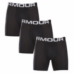 Under Armour 3PACK pánské boxerky černé (1363617 001) - velikost M