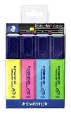 Staedtler Zvýrazňovač "Textsurfer classic 364", 4 barvy, 1-5mm 364 WP4 