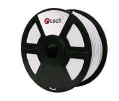 C-Tech C-TECH Filament, PETG, 1,75mm, 1kg (330m) - bílá