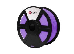 C-Tech C-TECH Filament, PLA, 1,75mm, 1kg (330m) - fialová