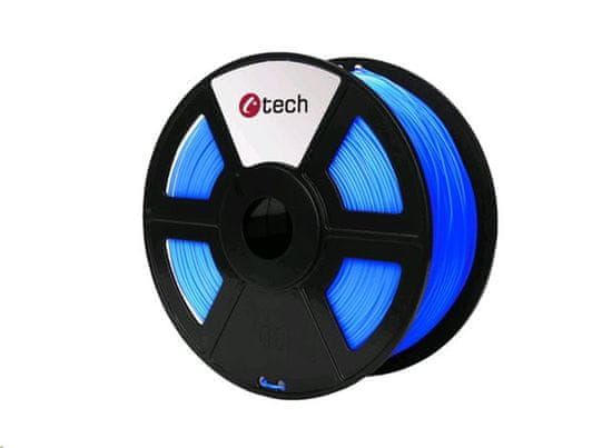 C-Tech C-TECH Filament, PLA, 1,75mm, 1kg (330m) - fluorescenční modrá