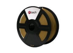 C-Tech C-TECH Filament, PLA, 1,75mm, 1kg (330m) - hnědá