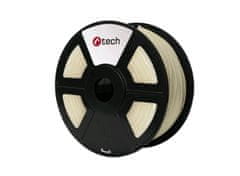 C-Tech C-TECH Filament, PLA, 1,75mm, 1kg (330m) - průhledná