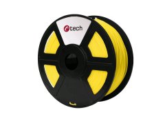 C-Tech C-TECH Filament, PLA, 1,75mm, 1kg (330m) - žlutá