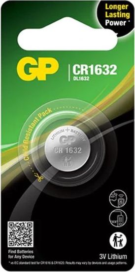 GP Lithiová knoflíková baterie GP CR1632