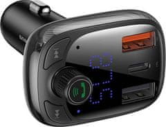 Noname Baseus Bluetooth FM Transmiter S13 T-shaped černý