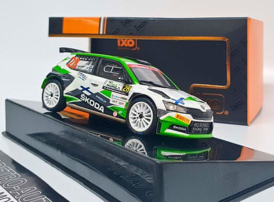 IXO MODELS IXO MODELS Škoda Fabia R5 Evo No.28 E.Lindholm/M.Korhonen Rallye Monza 2020 - IXO 1:43