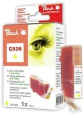 Peach kompatibilní cartridge Canon CLI-526Y, Yellow, 10 ml