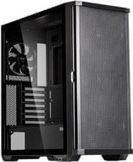 Zalman Z10 Skříň, Middle tower, bez zdroje, ATX, 3x 140mm a 1x 120mm ventilátor, 2x USB 3.0, 1x USB typ C, tvrzené sklo