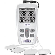 Body-Clock Body Clock 3-in-1 Combo - elektroterapeutický přístroj s 22 programy TENS, EMS, MASÁŽ