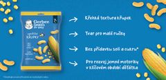 GERBER Snacks kukuřičné křupky 28 g, 7+