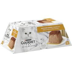 Purina Gourmet Revelations paštika kuře s omáčkou 2 x 57 g