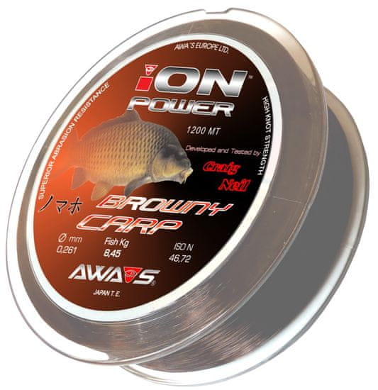 Awa-Shima Awa-Shima vlasec Ion Power Browny Carp 1200M 0,331mm