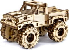 Wooden city 3D puzzle Superfast Monster Truck č.3