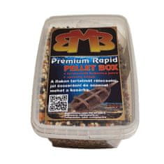 BUKI MIX Premium Rapid Pellet Box 2mm / 250g Halibut-česnek-pomeranč