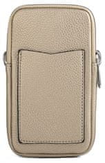 FLORA & CO Dámská crossbody kabelka 3638 taupe metal