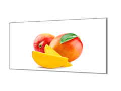 Glasdekor Ochranná deska ovoce mango - Ochranná deska: 50x70cm, Lepení na zeď: Bez lepení na zeď