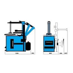 Golemtech Zouvačka osobní TC-03 MAXI, 10" - 24", automat, pneumatické rameno, helper - Golemtech