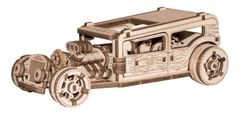 Wooden city 3D puzzle Automobil Hot Rod 141 dílů