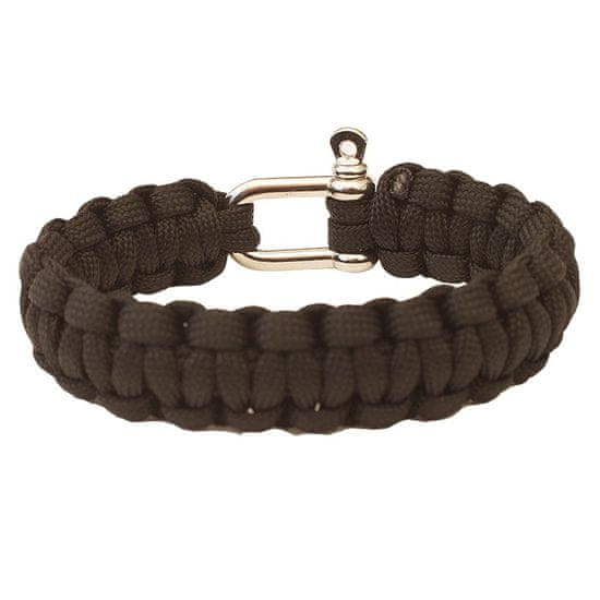 Highlander Náramek Highlander Paracord (kovová spona) černý