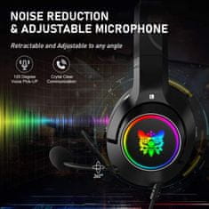 Onikuma K9 RGB Wired Gaming Headset Black