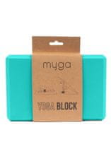 LIFEFIT Jóga Kostka Myga Foam Block - Tyrkysová