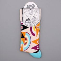 Yoga Design Lab Bambusové Ponožky Hop Hare - Psychedelické Zlé Oko 36-40