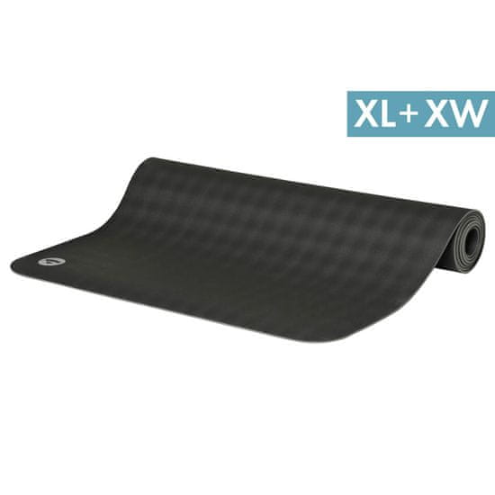 LIFEFIT Kaučuková Podložka Na Jógu Bodhi Ecopro Xl Xw 4Mm - 200X66 Cm - Černá