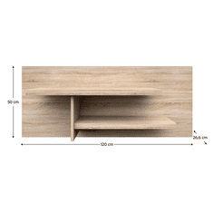 BPS-koupelny Panel 120, dub sonoma, NORTY TYP 18