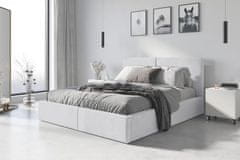 Veneti Manželská postel 140x200 JOSKA s matrací - bílá