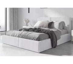 Veneti Manželská postel 140x200 JOSKA s matrací - bílá