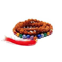 Yoga Design Lab Náhrdelník/Malá Chakra Rudraksha - 108 Korálků