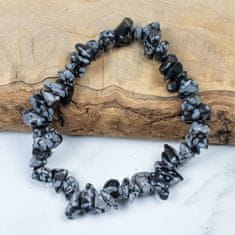 Yoga Design Lab Myga Chip Náramek Bracelet - Obsidián