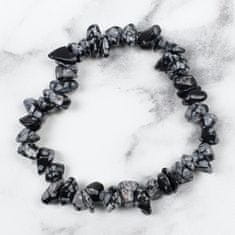 Yoga Design Lab Myga Chip Náramek Bracelet - Obsidián