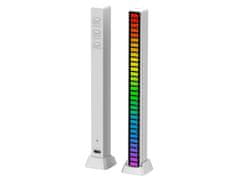 Verk 12278_B Ambientní RGB osvětlení USB s dobíjecí baterií bílé