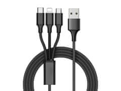 Verk 06278 Nabíjecí kabel USB 3 v 1 color