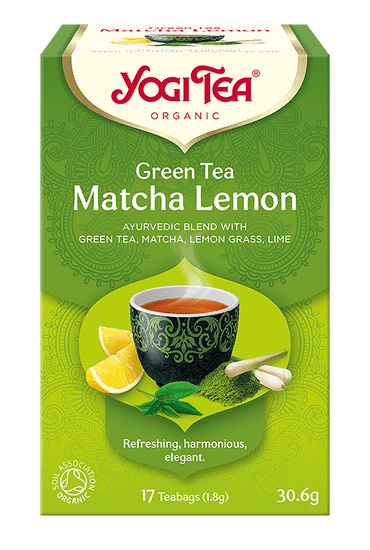 Yoga Design Lab Čaj Yogi Tea Green Tea Matcha Lemon - Zelená Matcha S Citronem (17X1,8G