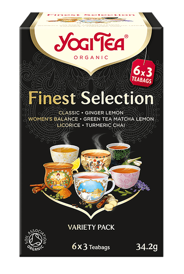 Yoga Design Lab Čaj Yogi Tea Finest Selection - Výborný Set (6X3 Sáčky)