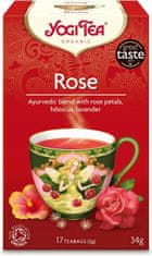 Yoga Design Lab Čaj Yogi Tea Rose - Růžový (17X2,0G)